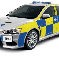 Lancer Evolution  Uk police car