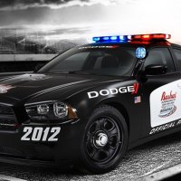 Dodge police racing car