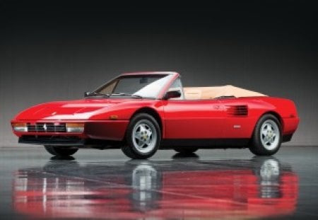 Ferrari Mondial T Cabriolet - cabriolet, ferrari, conv, red