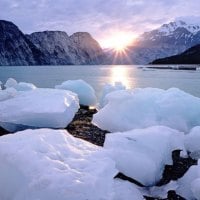 ice mountains winter