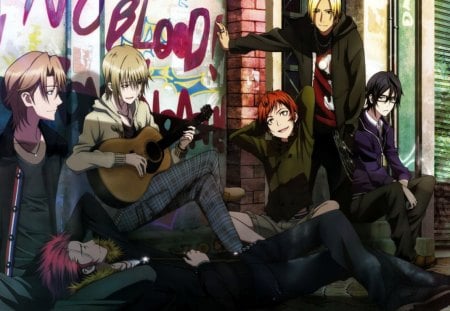 we were together - anime, wallpaoer, other, k project