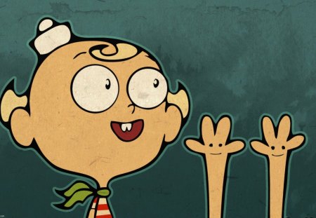 flapjack's finger - cartoons, funny, flapjack, captain kanuckles