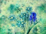 Blue flowers