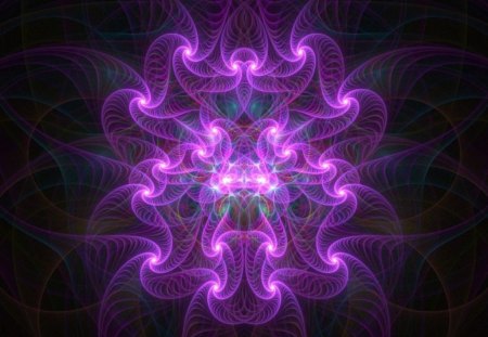 Purple - purple, fractal