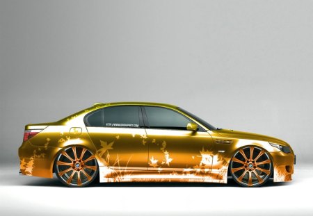 A HOT Golden Crown car