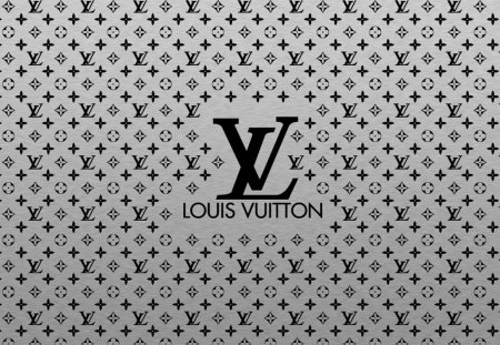 Louis Vuitton Brushed On Metal - metal, silver, abstract, fashion, clothing brand, louis vuitton