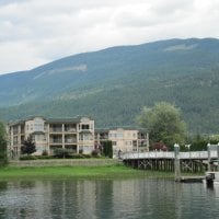 Mountain view from the Lake