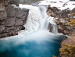 Elbow Falls in Winter