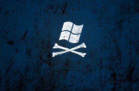 Windows Pirate Edition Blue - edition, microsoft, blue, windows, pirate, wallpaper