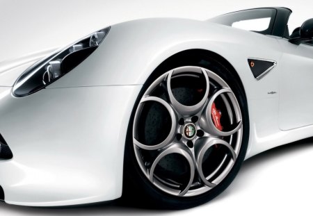 Alfa Romeo - white, alfa romeo, cars, car