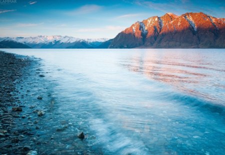 Wanaka Mountains - nature, wanaka, blue, mountain