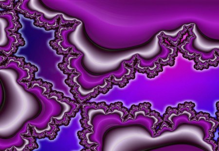 purple fractal psychedelic - abstract, color, purple, fractal