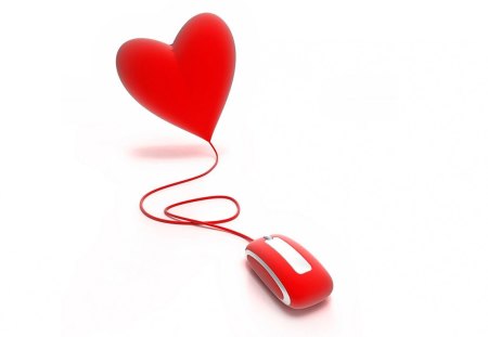 *** My love...*** - love, valentines, internet, heart, red, day, my, mouse