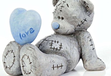 For You♥ - heart, Valentines Day, teddy, teddy bear, Valentine, Valentines, love