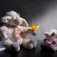 Sheep and origami