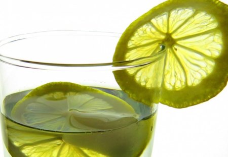 Lemon/Lime Cocktail - cocktail, drink, glass, fruit