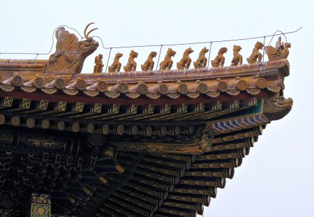 Emperor's Palace in Forbidden City - Palace, Spirits, Emperor, Roof