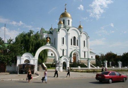 Catedral De Crist Salvador - moscu, white, cateral, building