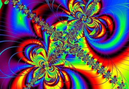 FRACTAL COLORFUL - vivid, colors, clear, beautiful