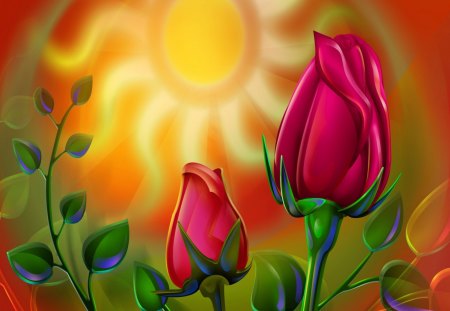 ♥.ROSES TO CHALLENGING .♥ - pretty, roses, artistic, romantic, amazing, romance, magical, flowers, challenging, Valentines, art, thorn, sun, abstract, beautiful, sunshine, sunbeam, beauty, colors, lovely, cool, love, sweet, wonderful, colorful, nature, bright, cute, chic