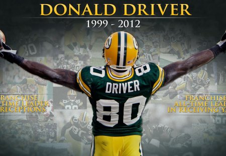 Donald Driver - green bay packers, packers, double d, 80, donald driver