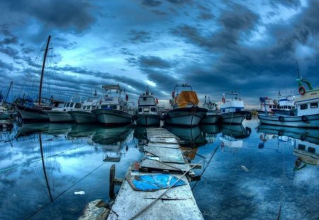 Istanbul - boats, Istanbul, port, blue