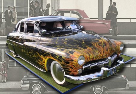 Mercury Monarch for Tom (Kendra 1949 ) - vintage, classic wheels, outofbounds, custom cars, photoshop, cars