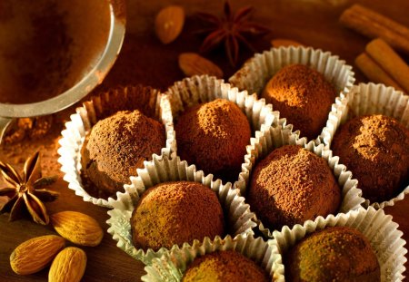 *** Truffles *** - sweets, candy, dessert, food, chocolate