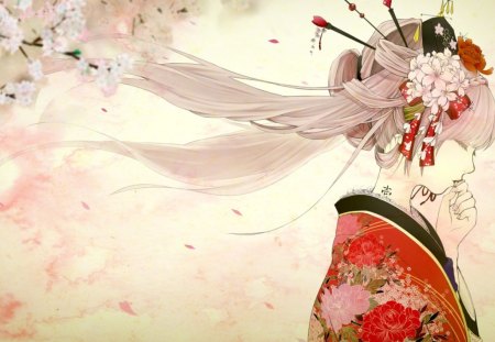 Sakura Miku - anime, cherry blossom, miku, vocaloid