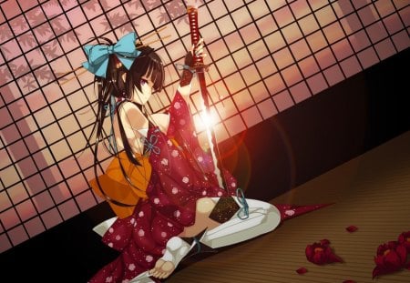 Anime - anime, geisha, anime girl, original