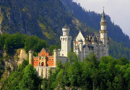 beautiful castle MEMORIES OF KENT ONE - mountans, trees, castle, sky