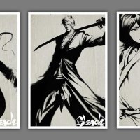 Yoruichi, Ichigo, Rukia