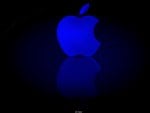 Apple in blue from my Studio