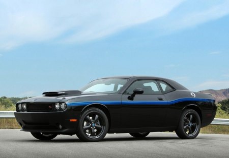 mopar challenger - chalenger, mopar, car, road