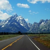 road and mountain