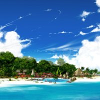 village near the sea
