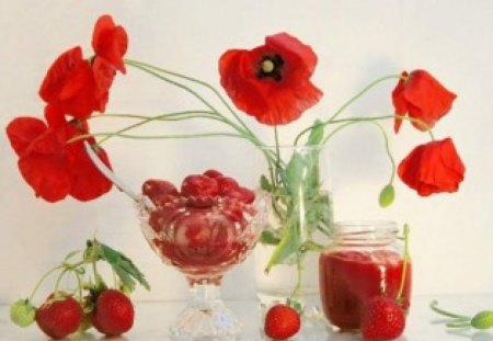 poppies - beauty, poppies, porcelain, photography