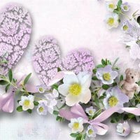 Heart shape flowers