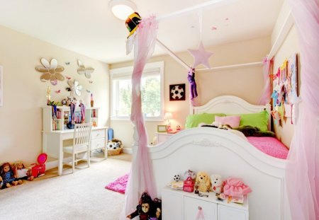 Children room - style, colorful, bed, design, room, children toys, interior, home