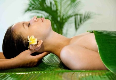 Beauty sap treatment - girl, relax, treatment, spa