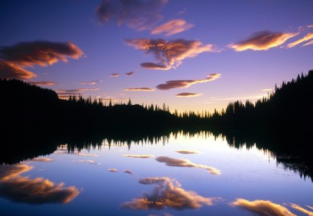 Reflection Lake Mount Rainier National Park Washington - nature, landscape