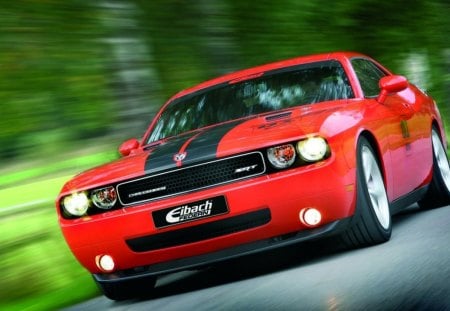 Dodge Challenger by Eibach - tuning, challenger, car, dodge