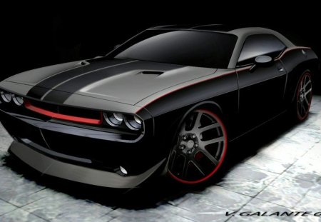 Dodge Challenger - tuning, challenger, car, dodge