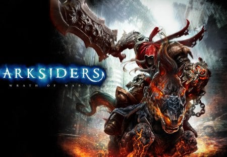  darksiders - darksiders, 360, game, of, war, ps3, evil, wrath, dark, knight, fantasy, video games