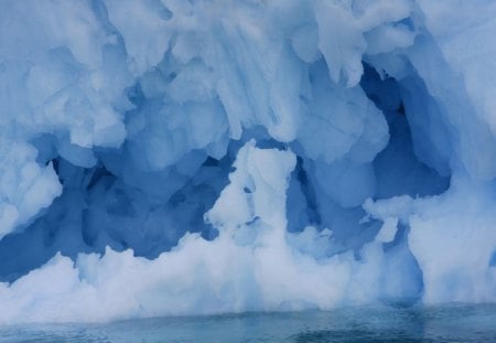 ice cave in greenland - ice, cave, greenland