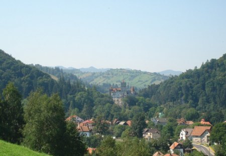 Romania-Dracula Castle - romania, dracula castle