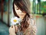 *** Girl with flower ***