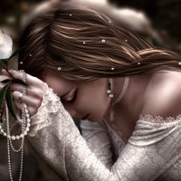 *PRAY WITH BOUQUET*