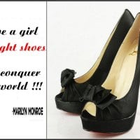 The Shoe Series--A Marilyn Monroe Quote