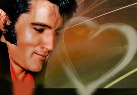 elvis presley - presley, music, rock, heart